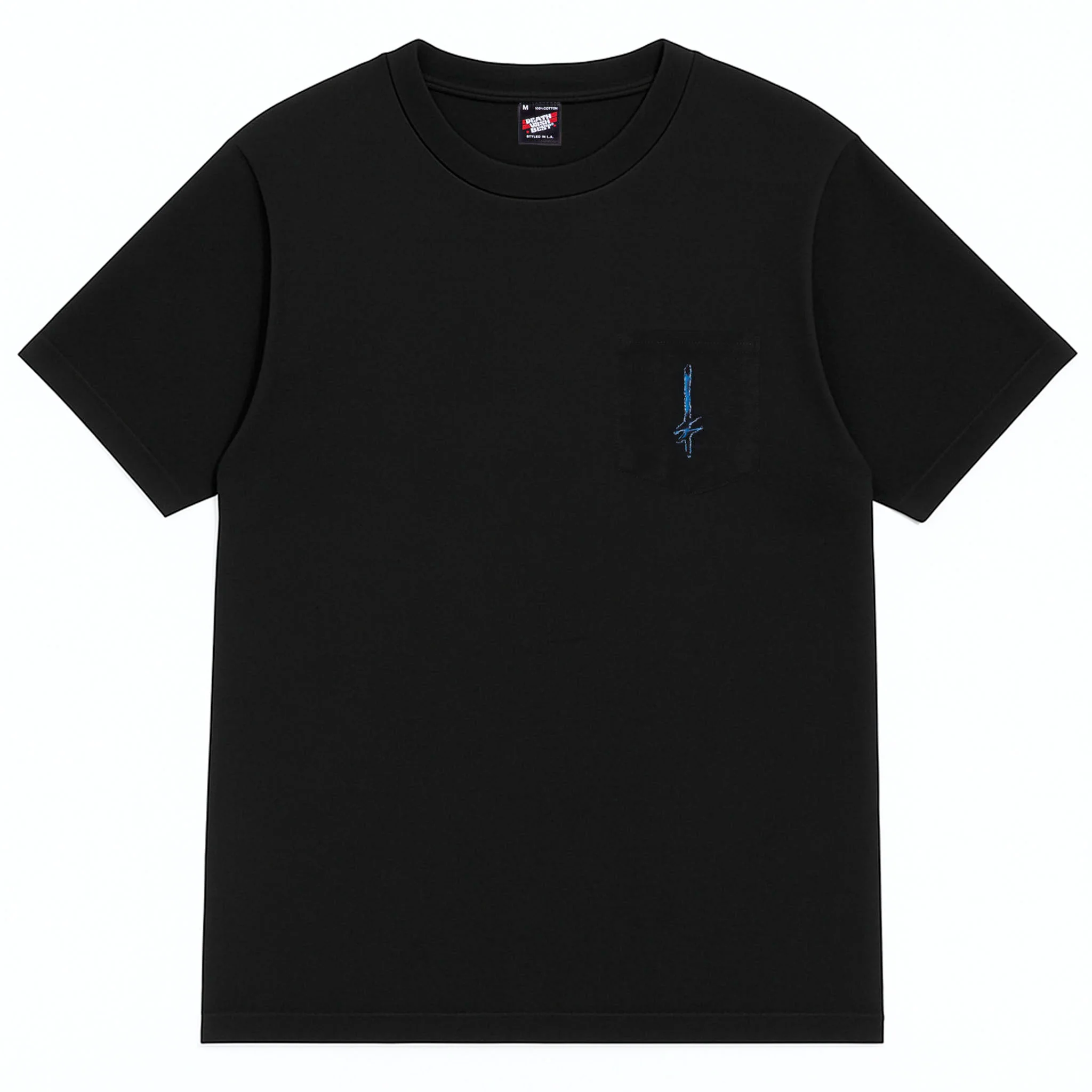 Chrome BLK Pocket Tee - Image 2